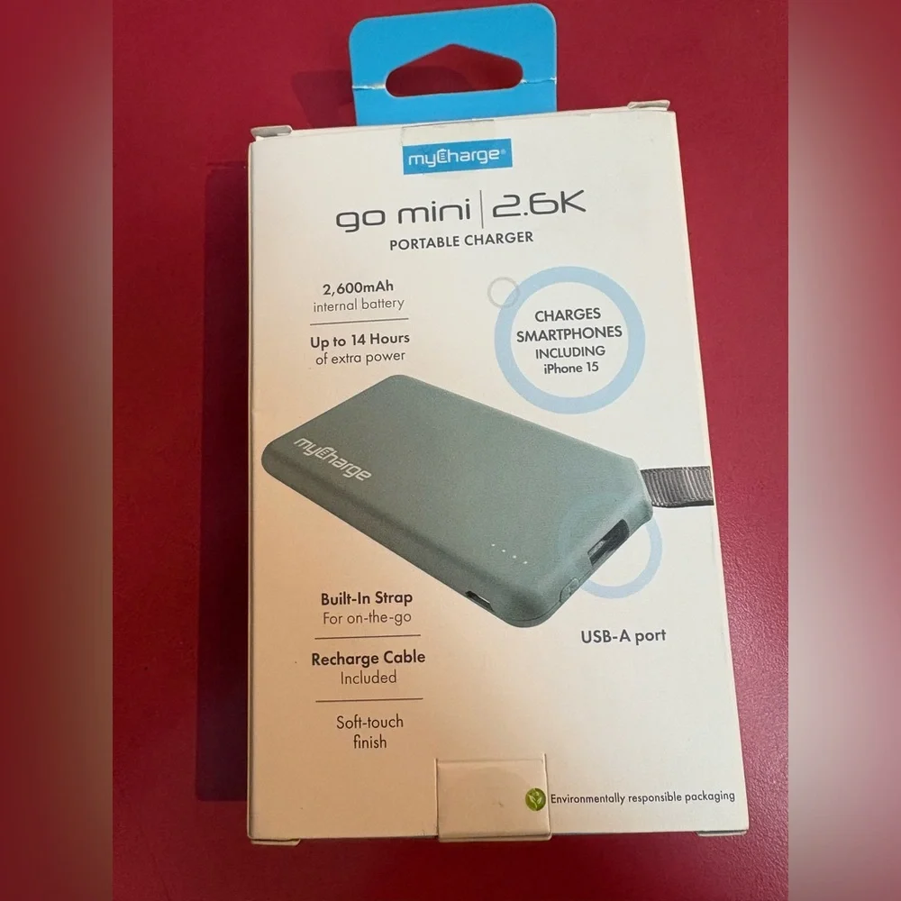 myCharge | Go Mini portable charger 🔌